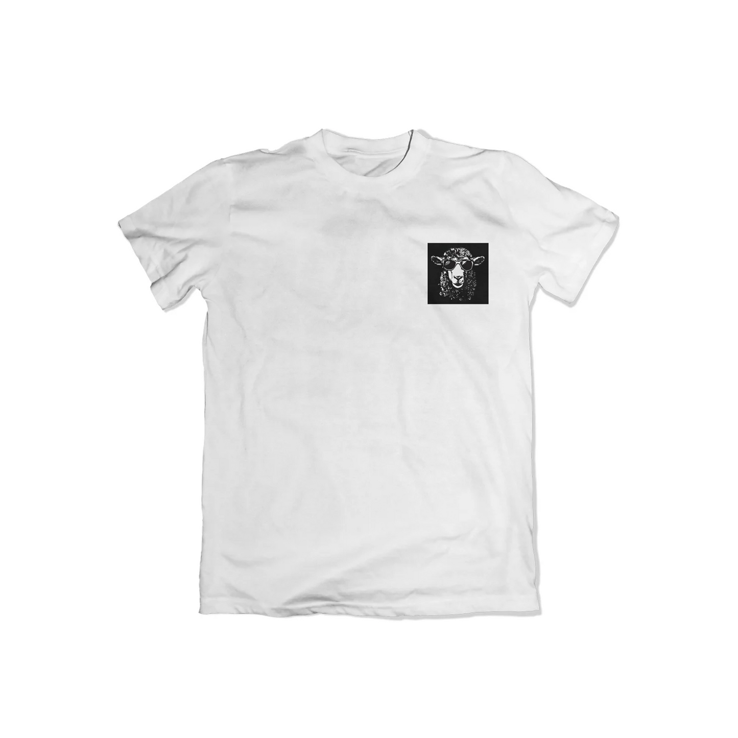 T-Shirt Oveja Negra Minimal Blanca